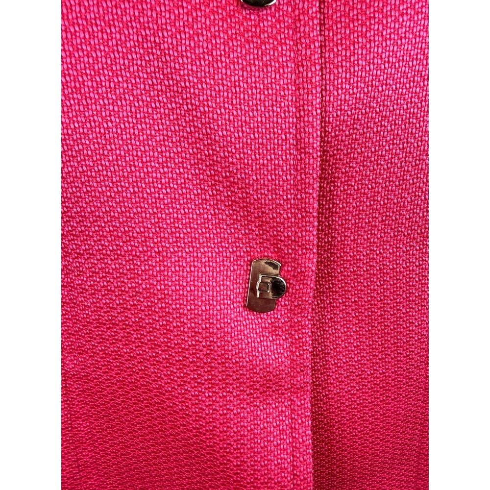 Tahari Arthur S. Levine Pink Textured Blazer Jacket Size 6 Bubblegum Career - Picture 3 of 9